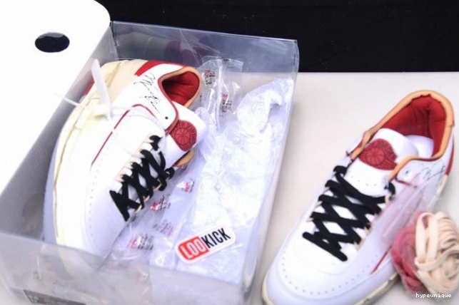 HYPE Red DJ4375-106 White 2 SP Retro Jordan Off-White Low 0728